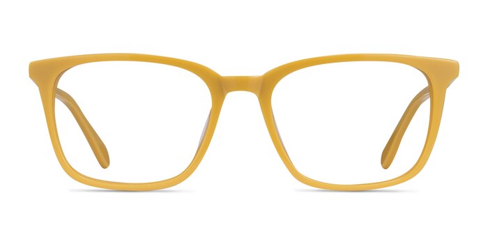 Etched Yellow Acetate Eyeglass Frames from EyeBuyDirect