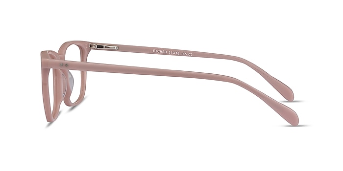 Etched Pink Acetate Eyeglass Frames from EyeBuyDirect