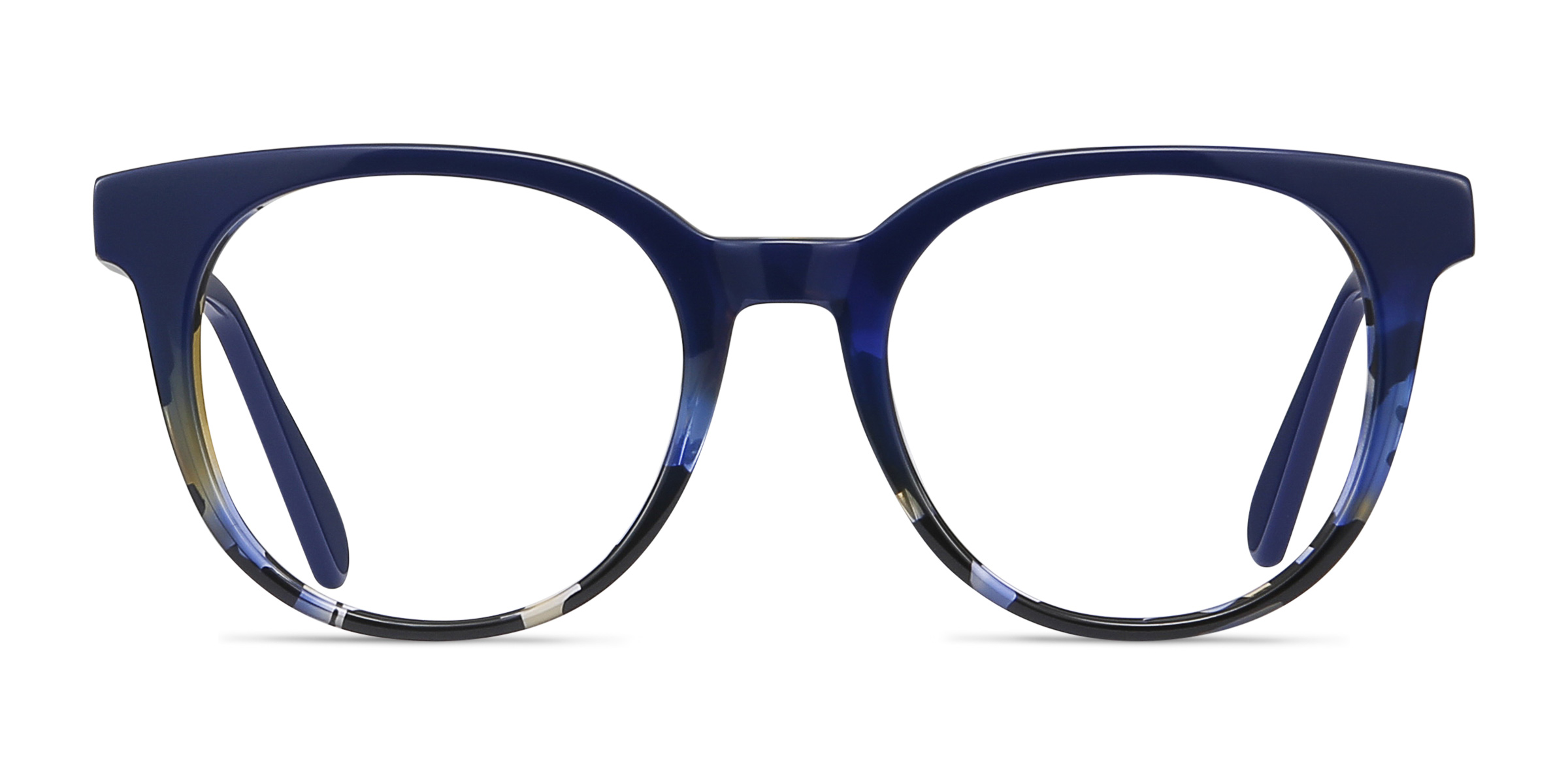 Rialto Round Blue Floral Glasses for Women | Eyebuydirect