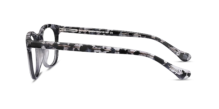 Keen Gray Floral Acetate Eyeglass Frames from EyeBuyDirect