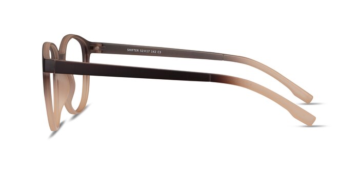 Shifter Brun Plastique Montures de lunettes de vue d'EyeBuyDirect