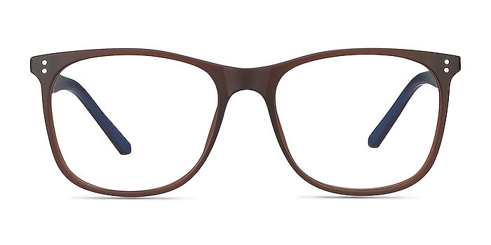 Mystery Brun Plastique Montures de lunettes de vue d'EyeBuyDirect