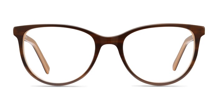 Sphinx Rayures Acétate Montures de lunettes de vue d'EyeBuyDirect