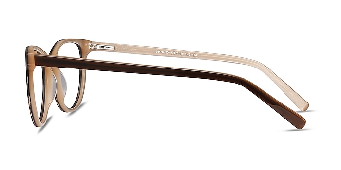Sphinx Striped Acetate Eyeglass Frames from EyeBuyDirect