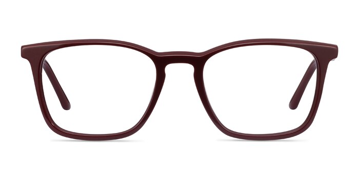 Phoenix Burgundy Acetate Eyeglass Frames from EyeBuyDirect