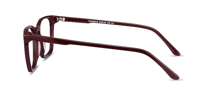 Phoenix Burgundy Acétate Montures de lunettes de vue d'EyeBuyDirect