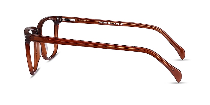 Girona Brown Acetate Eyeglass Frames from EyeBuyDirect