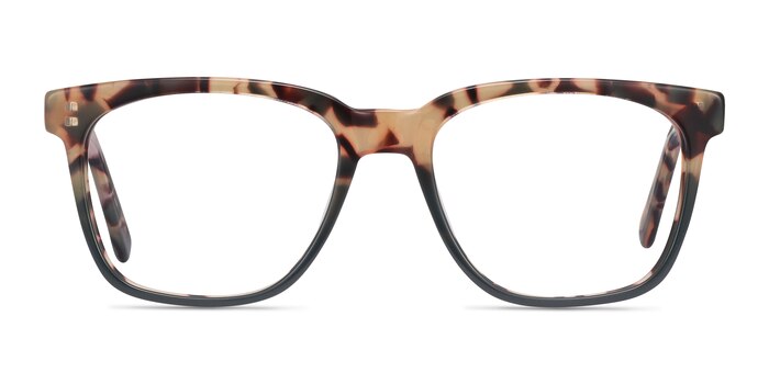 Jamie Tortoise & Green Acetate Eyeglass Frames from EyeBuyDirect