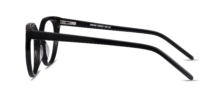 Rhyme Noir Acétate Montures de lunettes de vue d'EyeBuyDirect