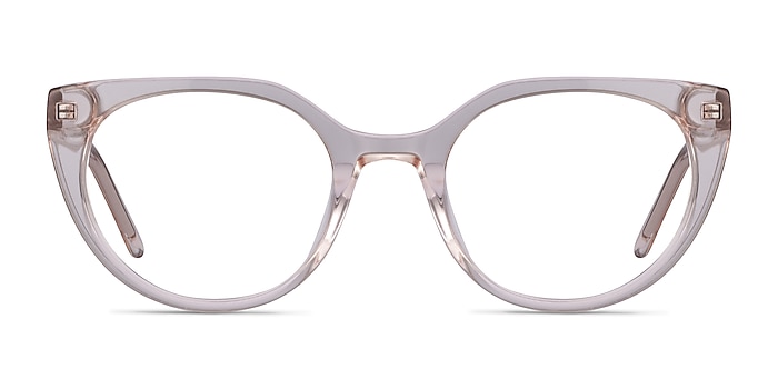 Rhyme Clear brown Acetate Eyeglass Frames from EyeBuyDirect