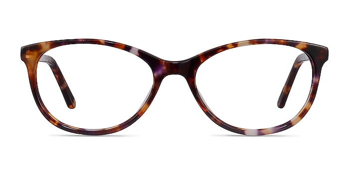 Depth Brown Floral Acetate Eyeglass Frames from EyeBuyDirect