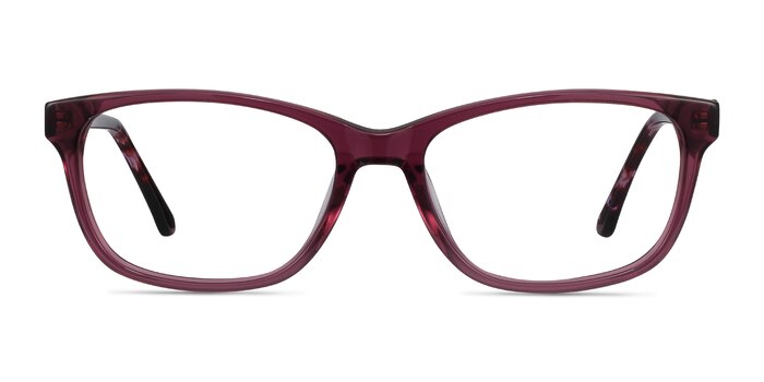 Ayla Violet Acétate Montures de lunettes de vue d'EyeBuyDirect