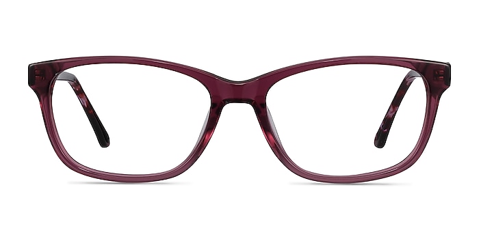 Ayla Purple Acetate Eyeglass Frames from EyeBuyDirect