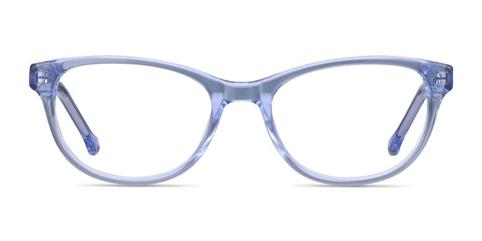 Thinker Clear Blue Acétate Montures de lunettes de vue d'EyeBuyDirect