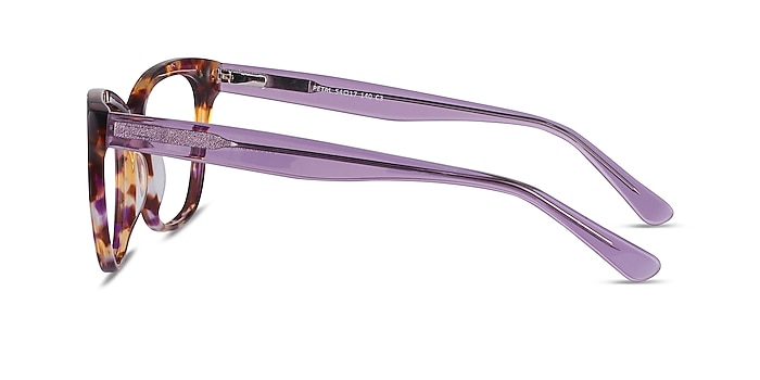 Petal Purple Tortoise Acetate Eyeglass Frames from EyeBuyDirect