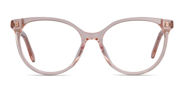 Nala Clear Pink Acetate Eyeglass Frames from EyeBuyDirect
