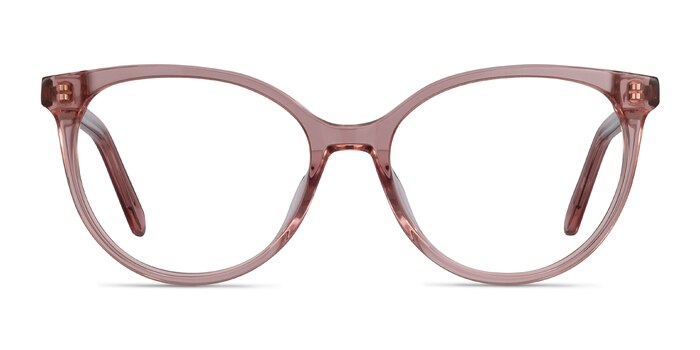 Nala Clear Purple Acetate Eyeglass Frames from EyeBuyDirect
