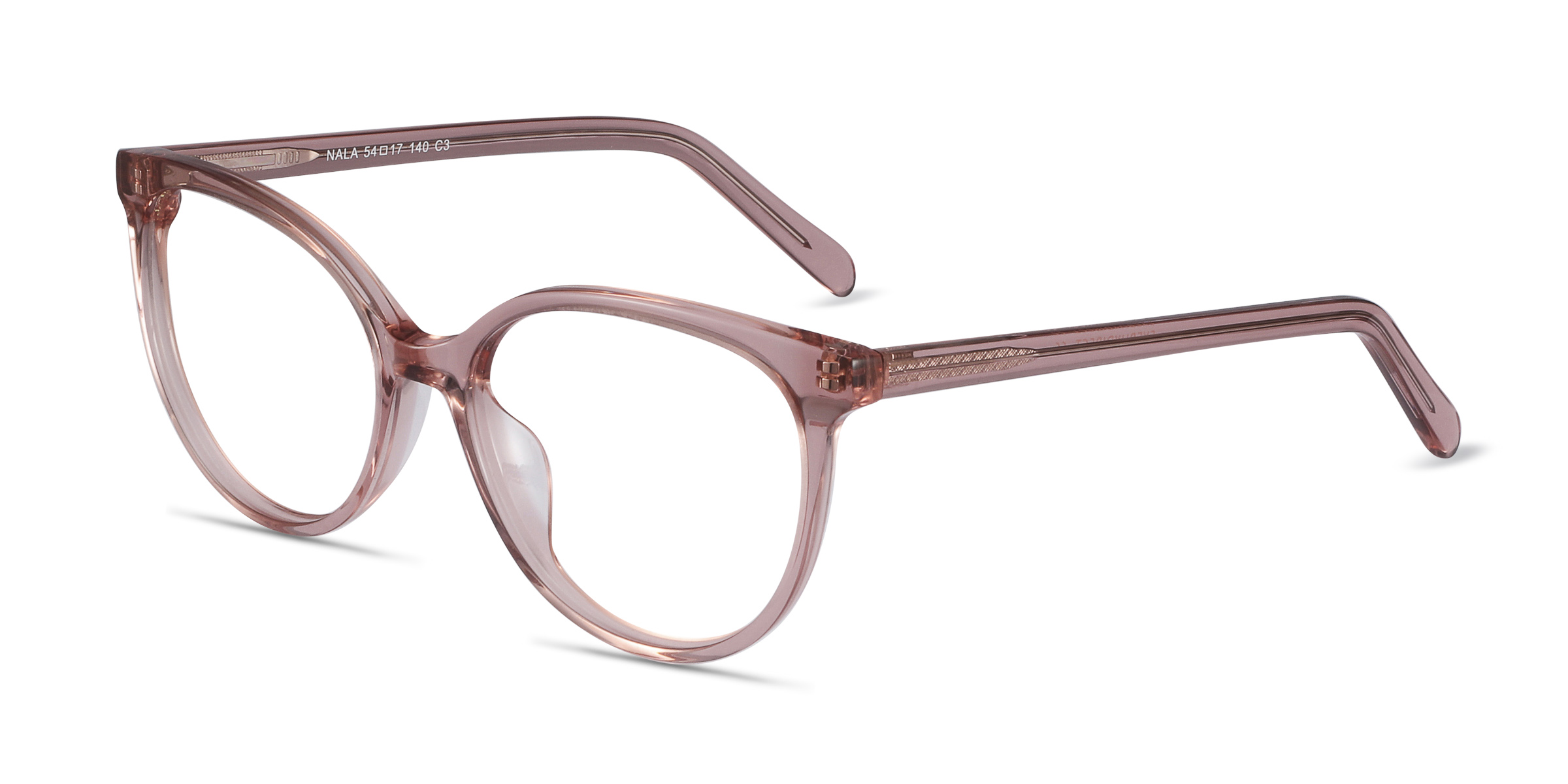 Nala Cat Eye Clear Purple Glasses for Women | Eyebuydirect