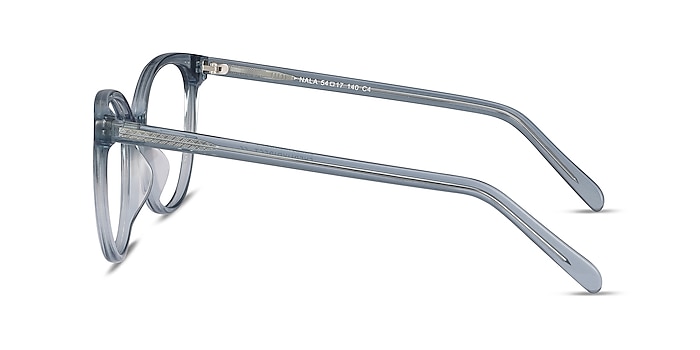 Nala Clear Blue Acetate Eyeglass Frames from EyeBuyDirect