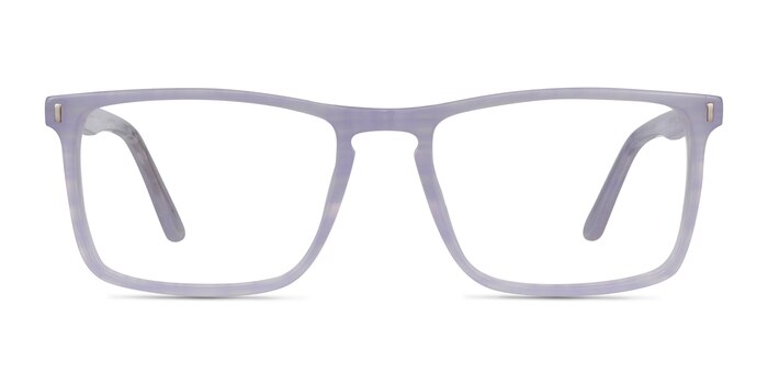 Arise Purple Striped Acétate Montures de lunettes de vue d'EyeBuyDirect