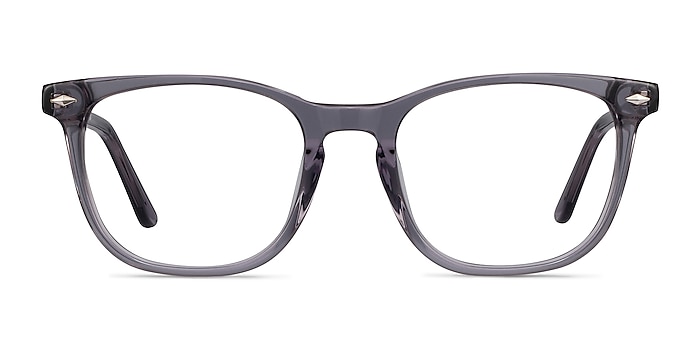Honor Clear Gray Acétate Montures de lunettes de vue d'EyeBuyDirect