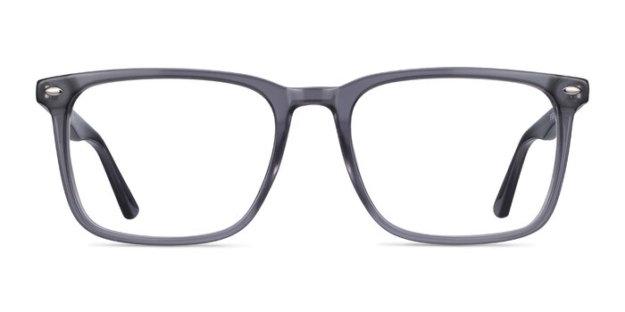 Tactician Gray Acetate Eyeglass Frames from EyeBuyDirect