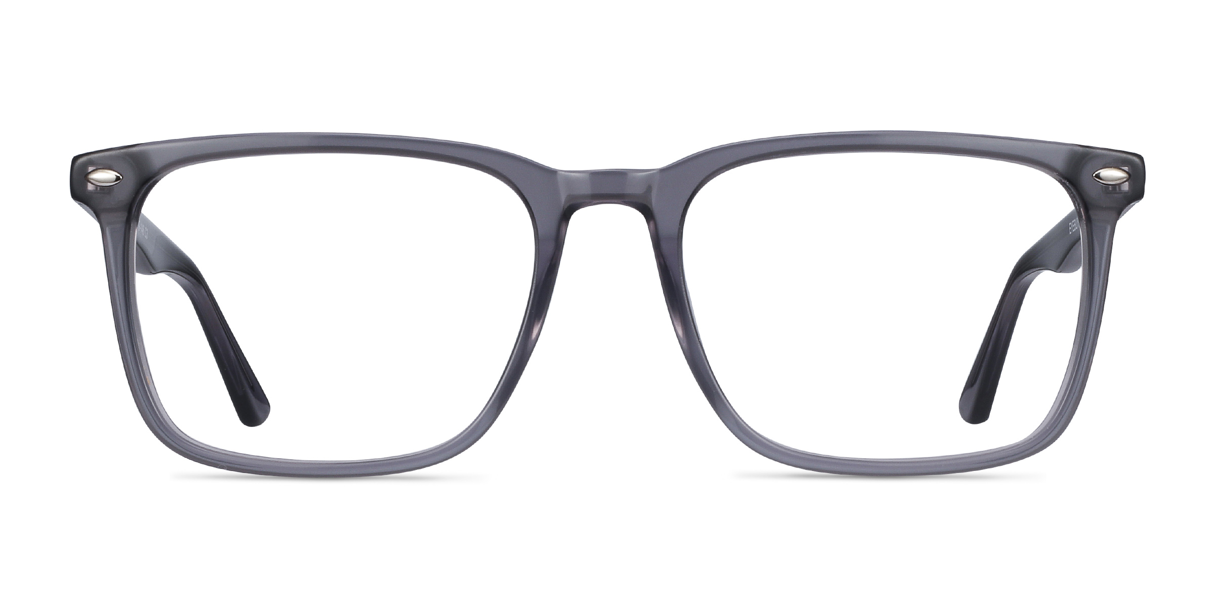 Tactician Rectangle Gray Glasses for Men | Eyebuydirect