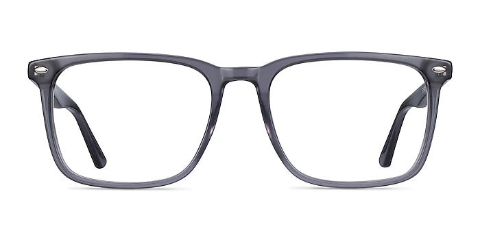 Tactician Gray Acetate Eyeglass Frames from EyeBuyDirect