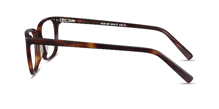 Peruse Brown Tortoise Acétate Montures de lunettes de vue d'EyeBuyDirect