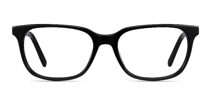 Peruse Noir Acétate Montures de lunettes de vue d'EyeBuyDirect
