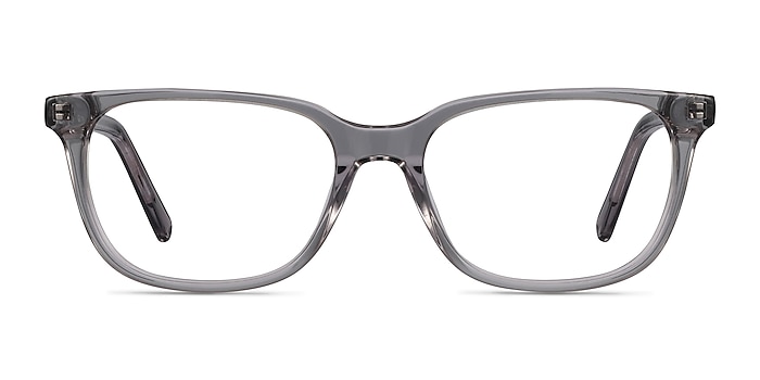Peruse Clear Gray Acétate Montures de lunettes de vue d'EyeBuyDirect
