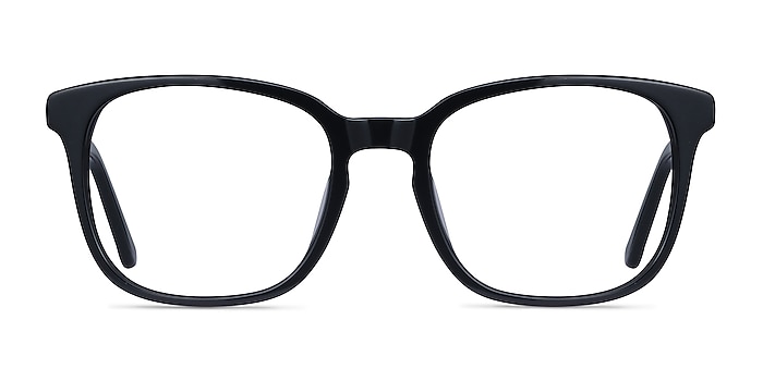 Tower Noir Acétate Montures de lunettes de vue d'EyeBuyDirect