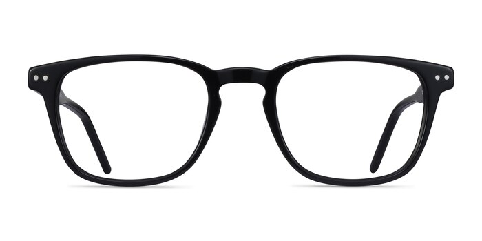 Illustrate Noir Acétate Montures de lunettes de vue d'EyeBuyDirect