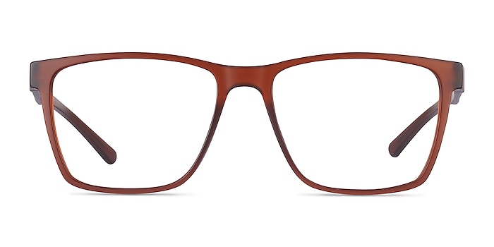 Spencer Marron Plastique Montures de lunettes de vue d'EyeBuyDirect