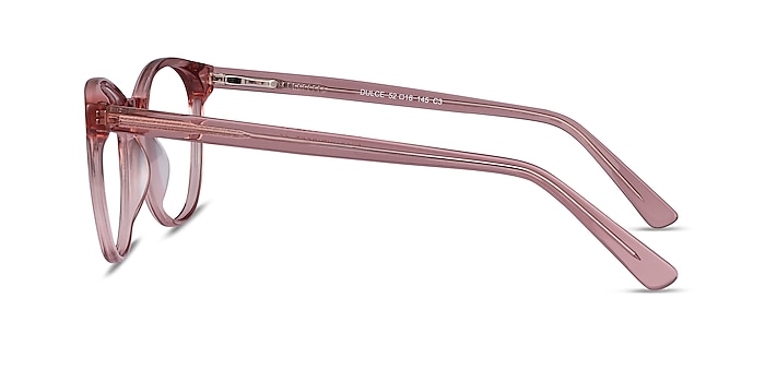 Dulce Pink Acetate Eyeglass Frames from EyeBuyDirect