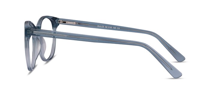 Dulce Blue Acetate Eyeglass Frames from EyeBuyDirect