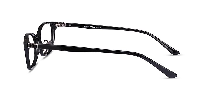 Mabel Noir Acétate Montures de lunettes de vue d'EyeBuyDirect