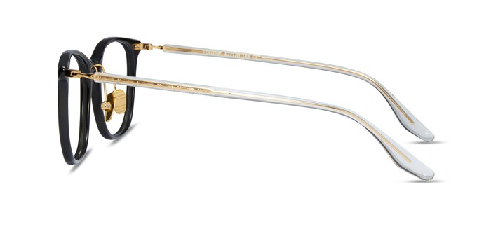 Follow Black Golden Acetate Eyeglass Frames from EyeBuyDirect