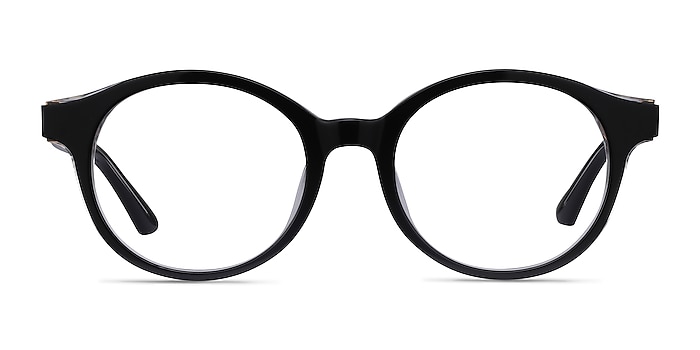 Amata Noir Acétate Montures de lunettes de vue d'EyeBuyDirect