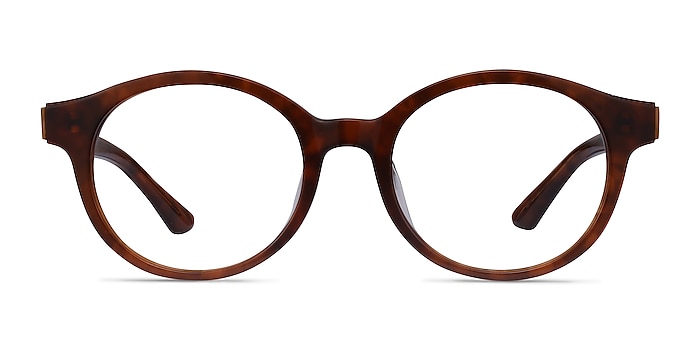 Amata Brown Acetate Eyeglass Frames from EyeBuyDirect