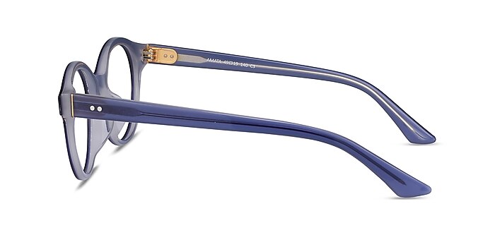 Amata Bleu Acétate Montures de lunettes de vue d'EyeBuyDirect