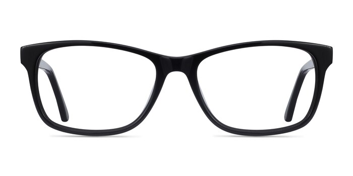 Annett Noir Acétate Montures de lunettes de vue d'EyeBuyDirect