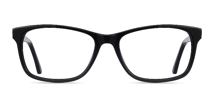 Annett Black Acetate Eyeglass Frames from EyeBuyDirect