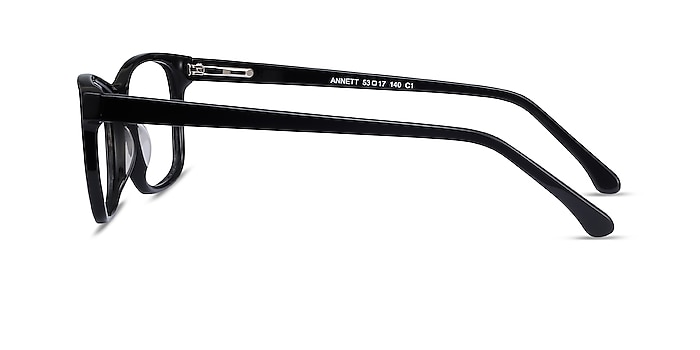 Annett Black Acetate Eyeglass Frames from EyeBuyDirect