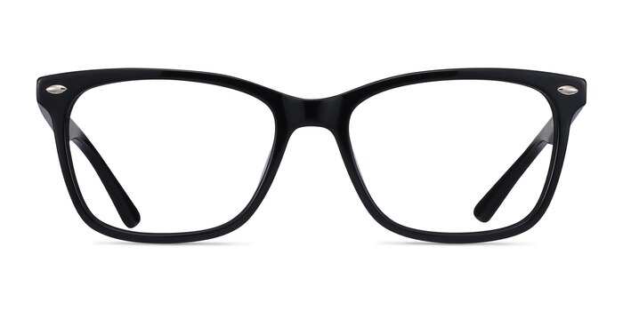 Varda Black Acetate Eyeglass Frames from EyeBuyDirect