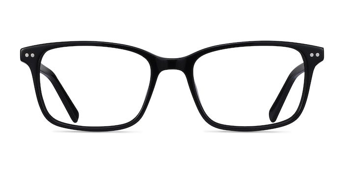 Basel Noir Acétate Montures de lunettes de vue d'EyeBuyDirect