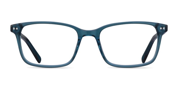 Basel Green Blue Acétate Montures de lunettes de vue d'EyeBuyDirect