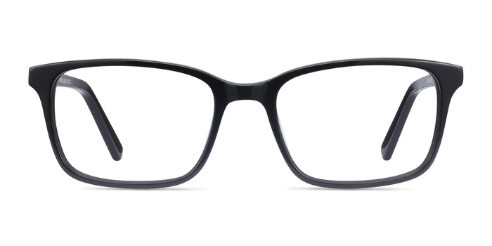 Clipperton Noir Acétate Montures de lunettes de vue d'EyeBuyDirect