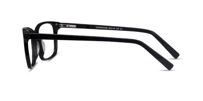Clipperton Noir Acétate Montures de lunettes de vue d'EyeBuyDirect