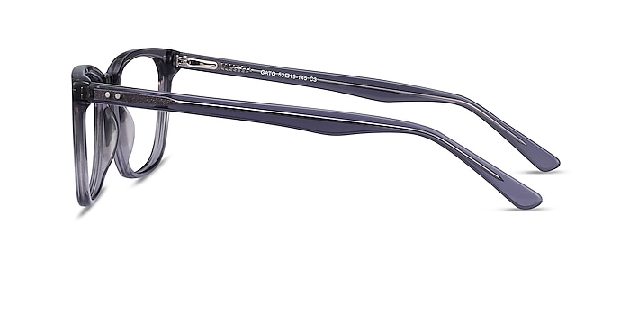 Gato Gray Acetate Eyeglass Frames from EyeBuyDirect